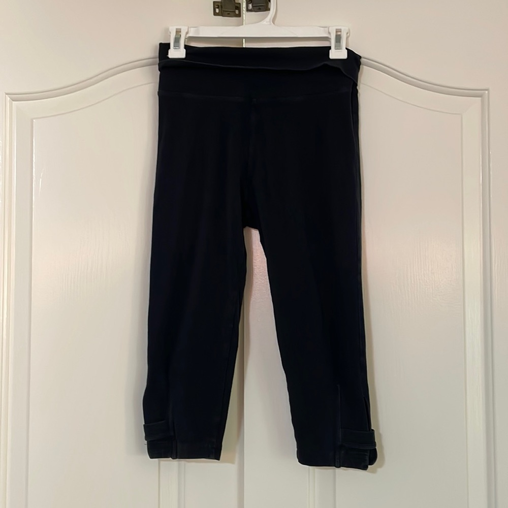 Hard Tail black size S cropped tights